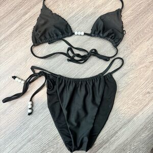 Dippin' Daisy's Black Bikini Set
